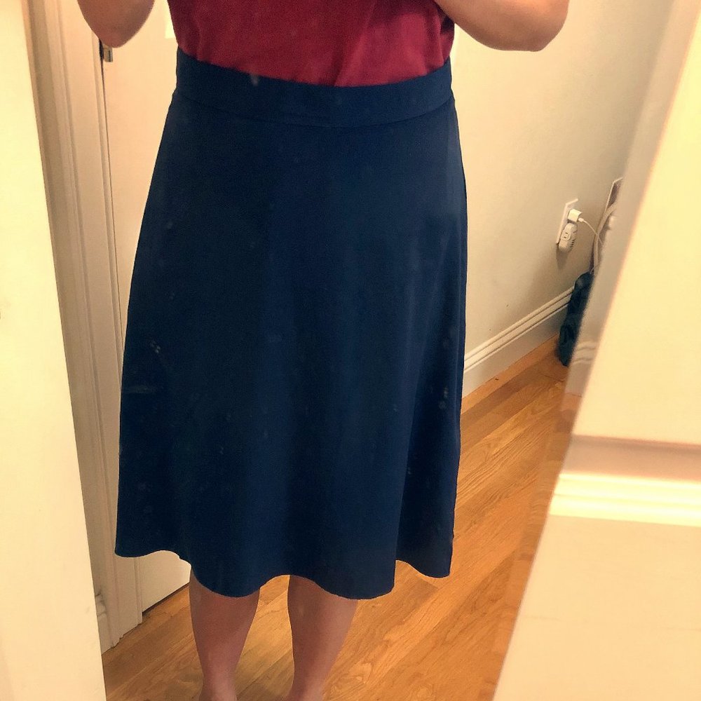 Gap Silk Midi Skirt